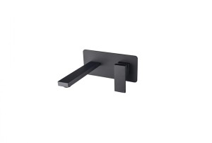 Besco Modern/Varium BU-MVS-CZ czarna-matowa bateria umywalkowa podtynkowa