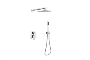 Besco Modern/Varium I BP-MVI-CH chromowany zestaw prysznicowy podtynkowy