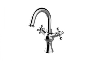 Besco Retro II BU-RII-CH chromowana bateria umywalkowa