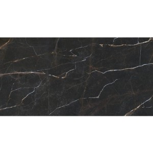 Saloni Laurent Negro Lux 60x120 LAC310 płytki gresowe imitujące czarny marmur