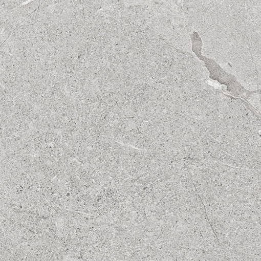 Płytka podłogowa imitująca kamień, w kolorze szarym, antypoślizgowa, matowa powierzchnia Porcelanosa Lucerna Acero Ant. L 120x120 100320137