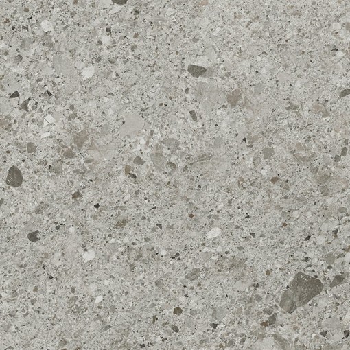 Płytka ścienno-podłogowa imitująca kamień lastryko, w kolorze szarym, matowa powierzchnia Porcelanosa Trento Grey 120x120