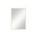 Smartwoods BRIGHT STRAIGHT lustro 90x60 cm prostokątne z oświetleniem LED białe
