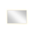 Smartwoods BRIGHT STRAIGHT lustro 90x60 cm prostokątne z oświetleniem LED białe
