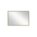 Smartwoods BRIGHT STRAIGHT lustro 90x60 cm prostokątne z oświetleniem LED czarne