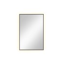 Smartwoods BRIGHT STRAIGHT lustro 90x60 cm prostokątne z oświetleniem LED czarne