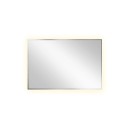 Smartwoods BRIGHT STRAIGHT lustro 90x60 cm prostokątne z oświetleniem LED srebrne