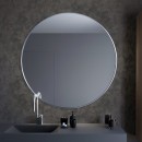 Baltica Design TINY BORDER ROUND lustro 50 cm okrągłe srebrne