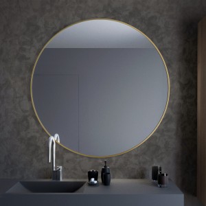 Baltica Design TINY BORDER ROUND lustro 50 cm okrągłe złote