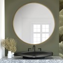 Baltica Design TINY BORDER ROUND lustro 50 cm okrągłe złote