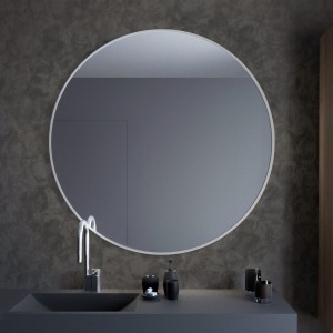Baltica Design TINY BORDER ROUND lustro 60 cm okrągłe białe 