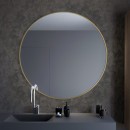 Baltica Design TINY BORDER ROUND lustro 80 cm okrągłe złote