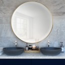 Baltica Design TINY BORDER ROUND lustro 80 cm okrągłe złote