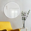 Baltica Design TINY BORDER ROUND lustro 90 cm okrągłe białe