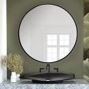 Baltica Design TINY BORDER ROUND lustro 90 cm okrągłe czarne