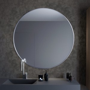 Baltica Design TINY BORDER ROUND lustro 90 cm okrągłe srebrne