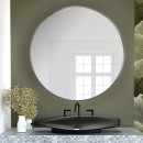 Baltica Design TINY BORDER ROUND lustro 90 cm okrągłe srebrne