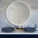 Baltica Design TINY BORDER ROUND lustro 100 cm okrągłe białe
