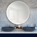 Baltica Design TINY BORDER ROUND lustro 100 cm okrągłe srebrne