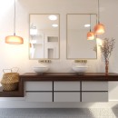 Baltica Design TINY BORDER STRAIGHT lustro 90x60 cm prostokątne złote