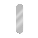 Baltica Design TINY BORDER PASTILLE lustro 155x40 cm owalne srebrne