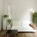 Baltica Design TINY BORDER PASTILLE lustro 155x40 cm owalne złote