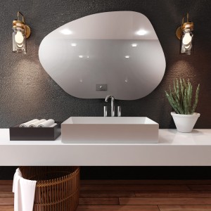 Baltica Design STAIN I lustro 50x36 cm nieregularne bez ramy