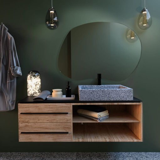 Baltica Design STAIN II lustro 50x36 cm nieregularne bez ramy