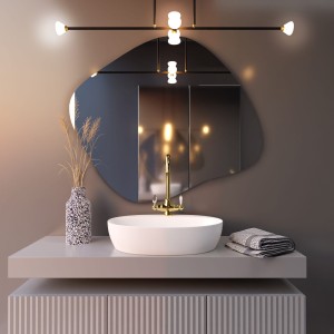 Baltica Design STAIN III lustro 60x52 cm nieregularne bez ramy
