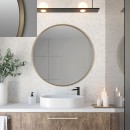 Baltica Design TOP FRAME CADRE METAL lustro 70 cm okrągłe mosiężne