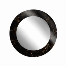 Baltica Design MALERI MARBLE BLACK GLASS AND MORE lustro 80 cm okrągłe czarne