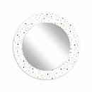 Baltica Design MALERI DOTS GLASS AND MORE lustro 70 cm okrągłe multikolor