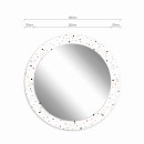 Baltica Design MALERI DOTS GLASS AND MORE lustro 100 cm okrągłe multikolor