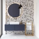 Baltica Design CLAES GOLD wieszak wolnostojący na ręczniki 50x30x90 złoty