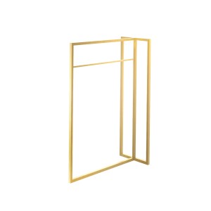 Baltica Design EVALD GOLD wieszak wolnostojący na ręczniki 50x30x75 złoty