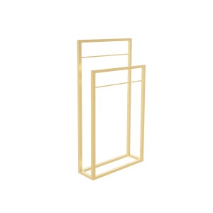 Baltica Design FRODE II GOLD wieszak wolnostojący na ręczniki 60x25x90 złoty 