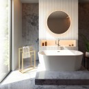 Baltica Design FRODE II GOLD wieszak wolnostojący na ręczniki 60x25x90 złoty