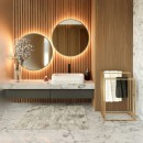 Baltica Design GEIR GOLD wieszak wolnostojący na ręczniki 60x30x90 złoty