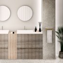 Baltica Design IDAR II GOLD wieszak wiszący na ręczniki 44x9x6 złoty