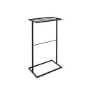 Baltica Design NARVE wieszak wolnostojący na ręczniki 50x30x80 czarny