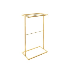 Baltica Design NARVE wieszak wolnostojący na ręczniki 50x30x80 złoty