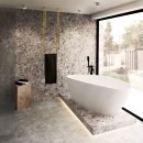 Baltica Design WIDAR GOLD wieszak wiszący na ręczniki 40x20x110 złoty
