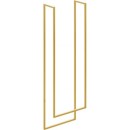 Baltica Design WIDAR III GOLD wieszak wiszący na ręczniki 40x20x130 złoty