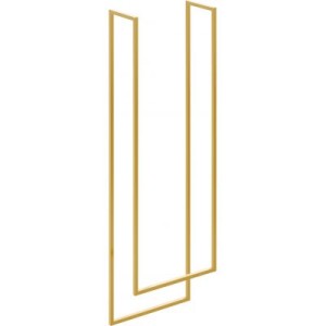 Baltica Design WIDAR IV GOLD wieszak wiszący na ręczniki 50x20x130 złoty