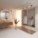 Baltica Design ARNE II GOLD wieszak wiszący na ręczniki 50x2x110 złoty