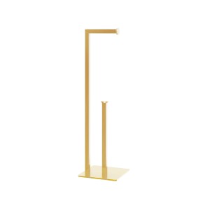 Baltica Design TRIN GOLD PLUS stojak na papier toaletowy 20x20x72 złoty