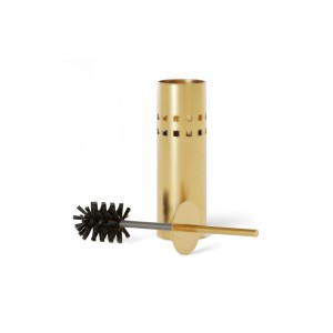Baltica Design TUBE GOLD szczotka toaletowa stojąca 9x37 złota