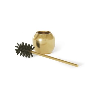 Baltica Design KEG GOLD szczotka toaletowa stojąca 10x25 złota