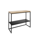 Baltica Design ELISE III konsola łazienkowa 95 cm czarny/dąb