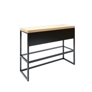 Baltica Design TRINE II konsola łazienkowa 80 cm czarny/dąb 